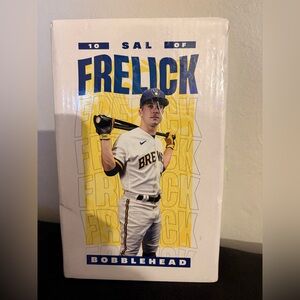 New in box Sal Frelick Bobblehead - Milwaukee Brewers - 2024